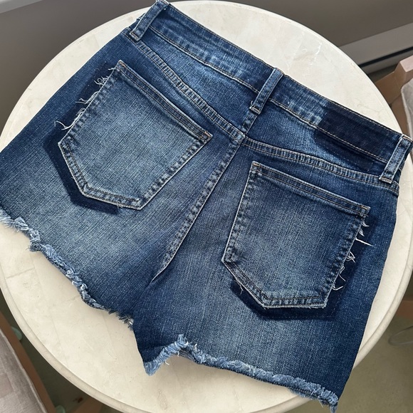 JBD Blue High Rise Cutoff Denim Shorts Us Size S - Picture 3 of 9